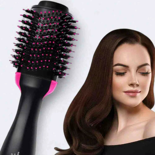 Hot Air Brush Multifunction Hair Dryer Straightener Curling Iron Comb Hair Styler